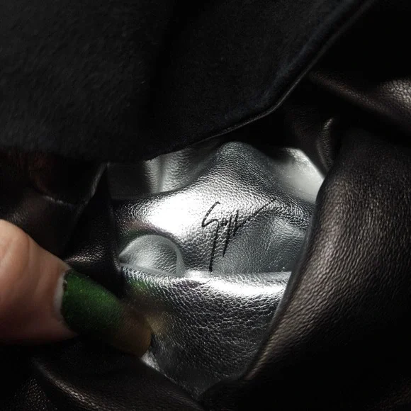 Giuseppe Zanotti Womens Boots OTK Black Suede Leather Thigh High Heel Shoe 40 10 - Picture 13 of 15